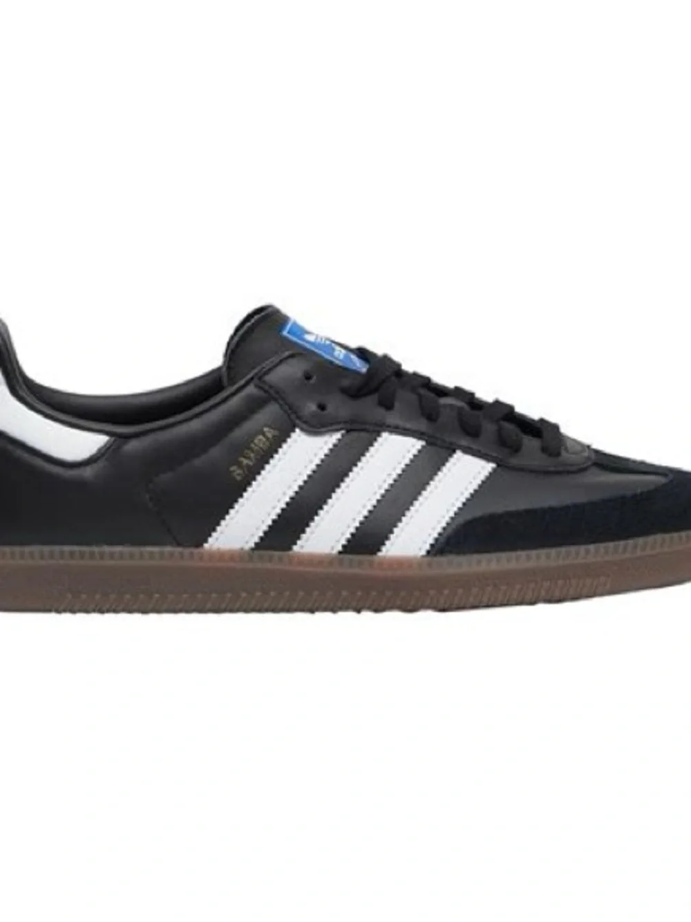 Adidas Samba OG - Black/White with Gum Sole - 12